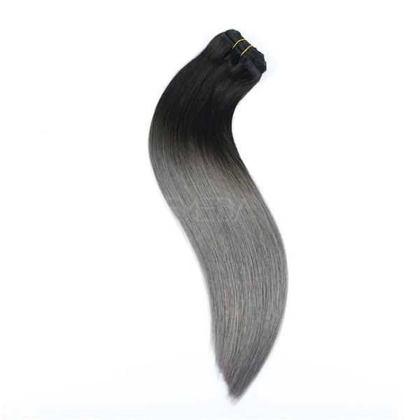 Real human hair clip in extensions LJ002